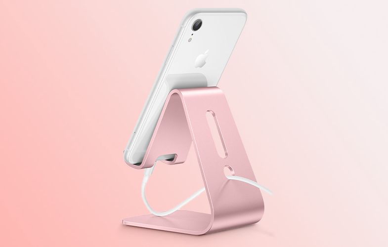 Phone holder / Stand C1 Omoton (rose-gold), Omoton B2.011387asin