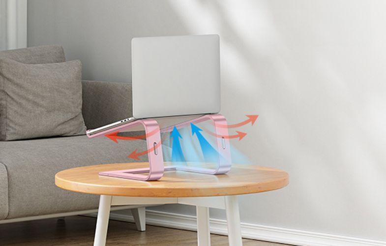 Adjustable Laptop Stand Omoton L2 (rose-gold), Omoton L2 Rose