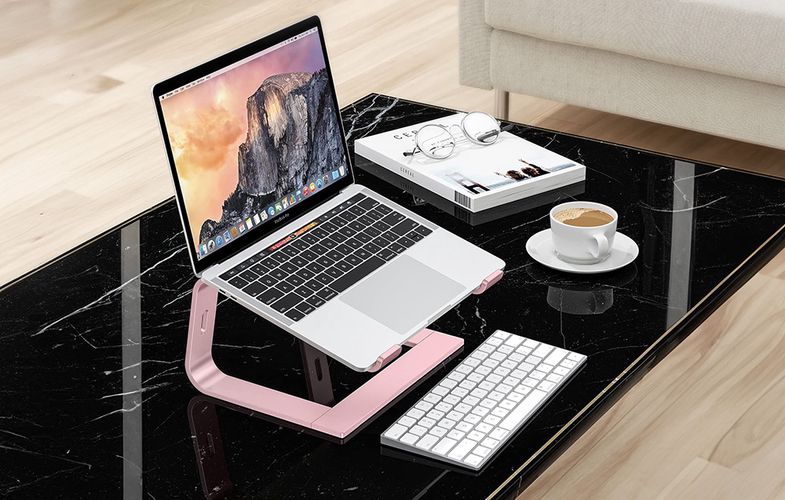 Adjustable Laptop Stand Omoton L2 (rose-gold), Omoton L2 Rose