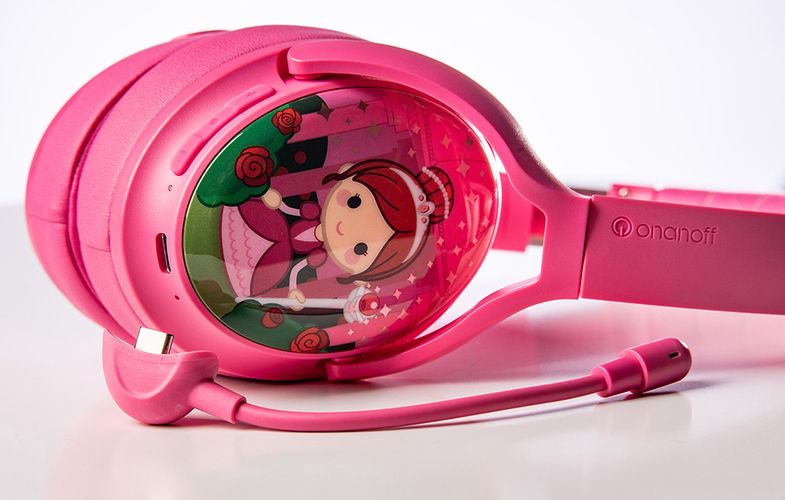 Wireless headphones for kids Buddyphones Cosmos Plus ANC (Pink), BuddyPhones BT-BP-COSMOSP-PINK