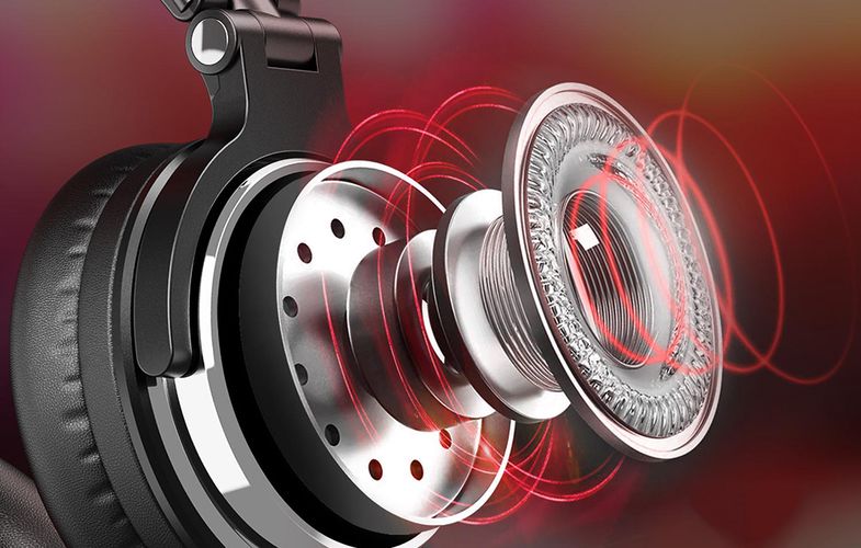 Wired Headphones OneOdio Pro10 (red), OneOdio Pro10 red
