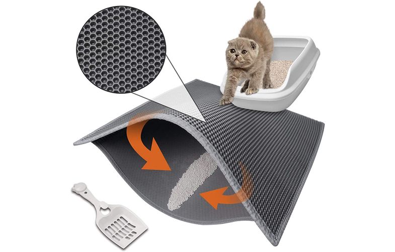 Litter Clean Pad PetWant for cat litter box (Gray), PetWant 5905316146389