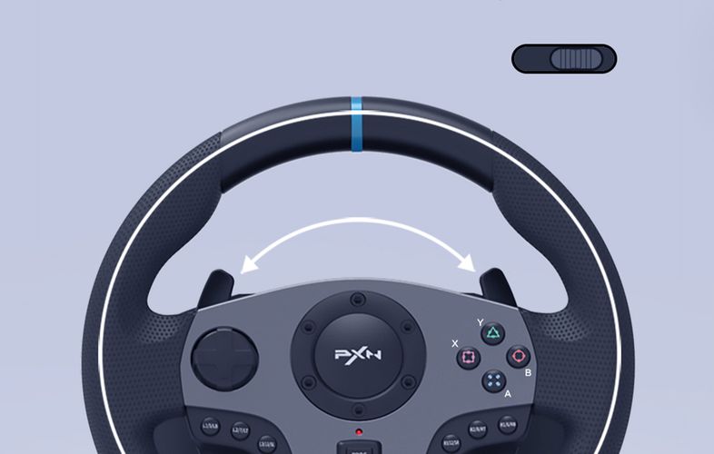 Gaming Wheel PXN-V9 (PC / PS3 / PS4 / XBOX ONE / XBOX SERIES S&X / SWITCH), PXN PXN-V9