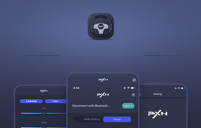 Gaming Wheel PXN-V9 (PC / PS3 / PS4 / XBOX ONE / XBOX SERIES S&X / SWITCH), PXN PXN-V9