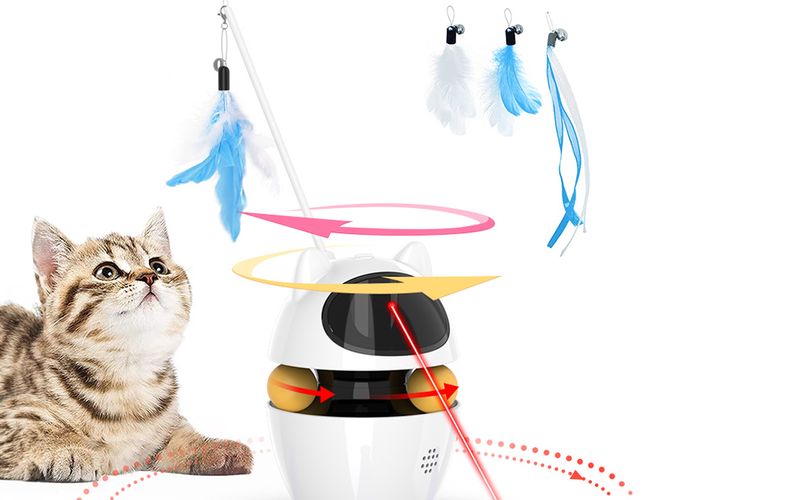 Rojeco 3 In 1 Interactive Cat Toys, Rojeco RWJ-09