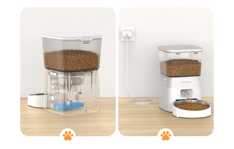 Rojeco 2L Automatic Pet Feeder WiFi Version, Rojeco RWSQ-12