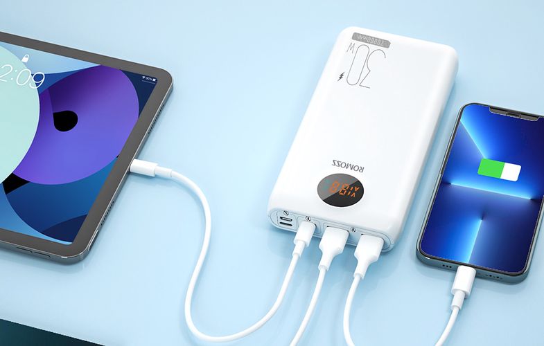 Powerbank Romoss SW20S Pro 20000mAh, 30W (white), Romoss PSW20-392-1133H