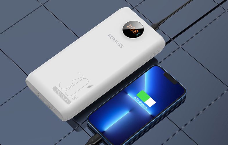 Powerbank Romoss SW20S Pro 20000mAh, 30W (white), Romoss PSW20-392-1133H