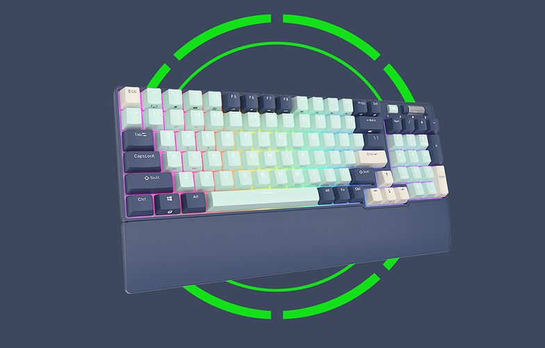 Mechanical keyboard Royal Kludge RK96 RGB, brown switch (blue), Royal Kludge RK96-2