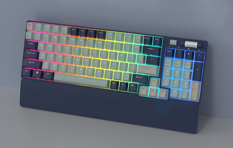 Mechanical keyboard Royal Kludge RK96 RGB, brown switch (blue), Royal Kludge RK96-2