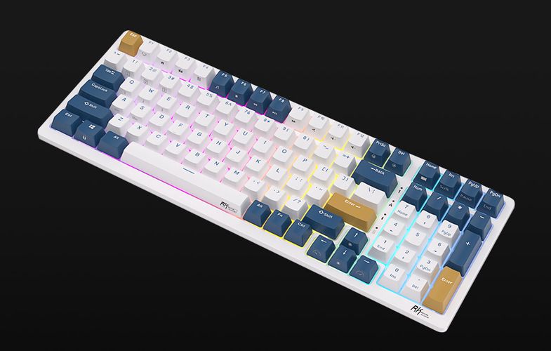 Mechanical keyboard Royal Kludge RK98 RGB, Red switch (blue), Royal Kludge RK98 blu