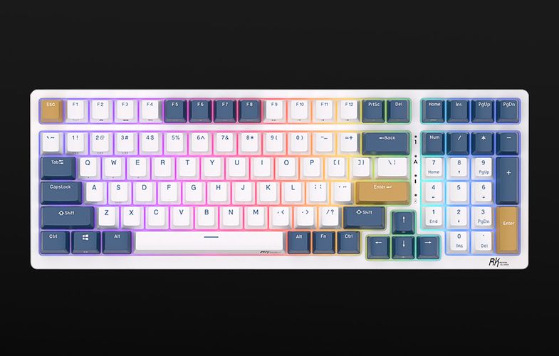 Mechanical keyboard Royal Kludge RK98 RGB, Red switch (blue), Royal Kludge RK98 blu