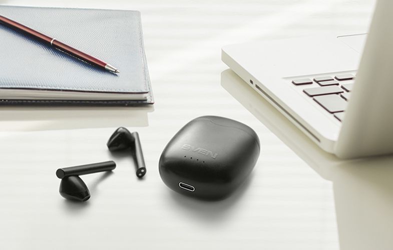 Wireless Earbuds with microphone SVEN E-717BT (black, Sven SV-019266