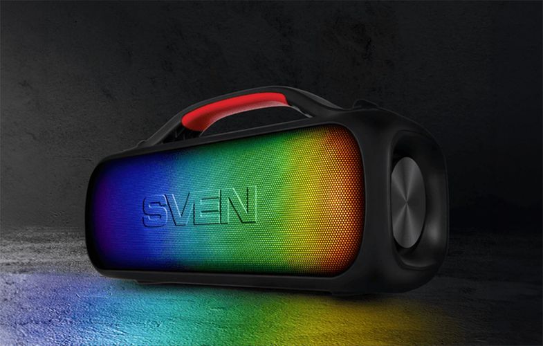 Speakers SVEN PS-360, 24W Waterproof, Bluetooth (black), Sven SV-021740