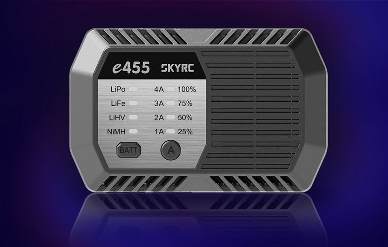 Charger SkyRC e455 2-4S LiPo / LiFe / LiHV / 6-8S NiMH, SkyRC SK-100170-02