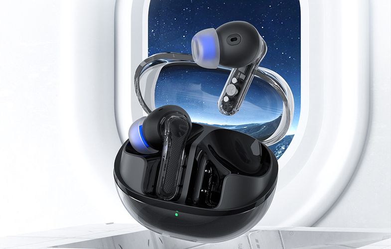 Earphones Soundpeats Clear (black), Soundpeats Clear Black