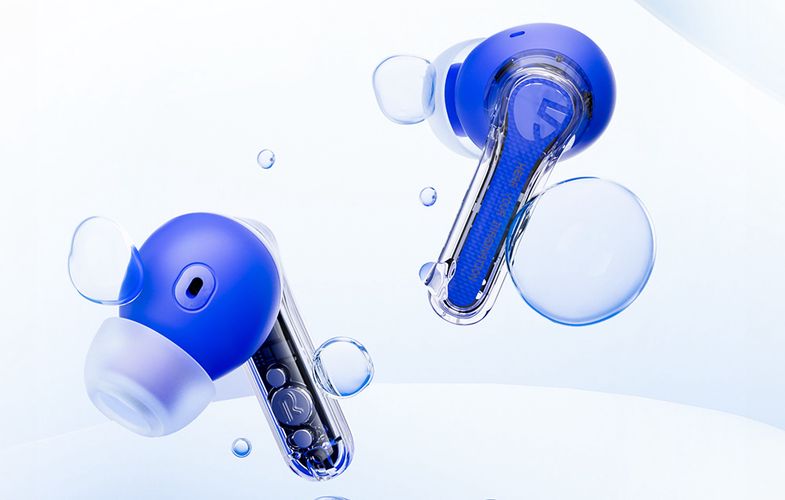 Earphones TWS Soundpeats Clear (Blue), Soundpeats Clear Blue