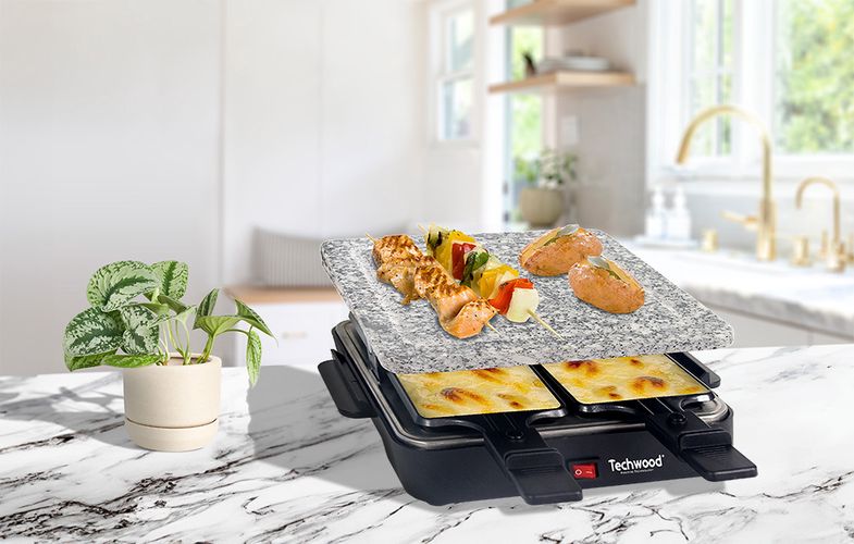 Electric Raclette grill for 4 people Techwood TRA-47P, Techwood TRA-47P