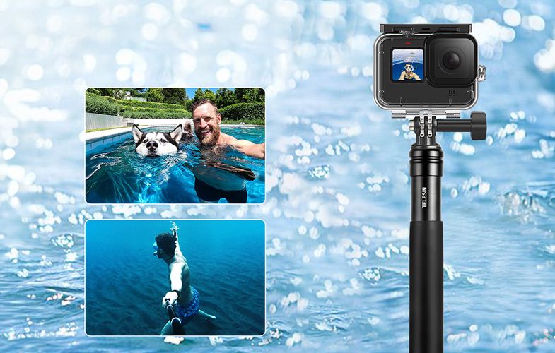 Selfie stick / tripod Telesin for sport cameras (GP-MNP-090-S), Telesin GP-MNP-090-S