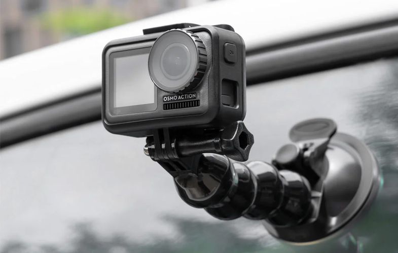 Flexible car suction cup mount TELESIN, Telesin GP-SUC-006