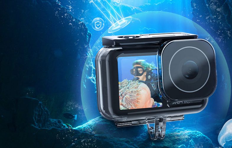 TELESIN Waterproof case for DJI Action 4/3, Telesin OA-WTP-003