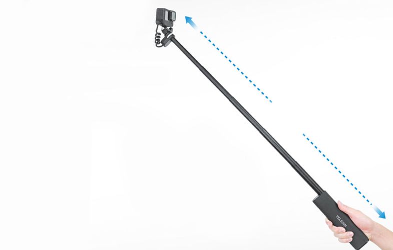 TELESIN Power grip selfie stick (With power bank) TE-CSS-001, Telesin TE-CSS-001