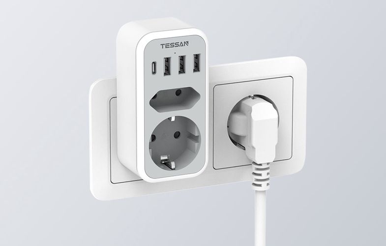 Tessan Wall Socket TS-328-DE, Tessan TS-328-DE