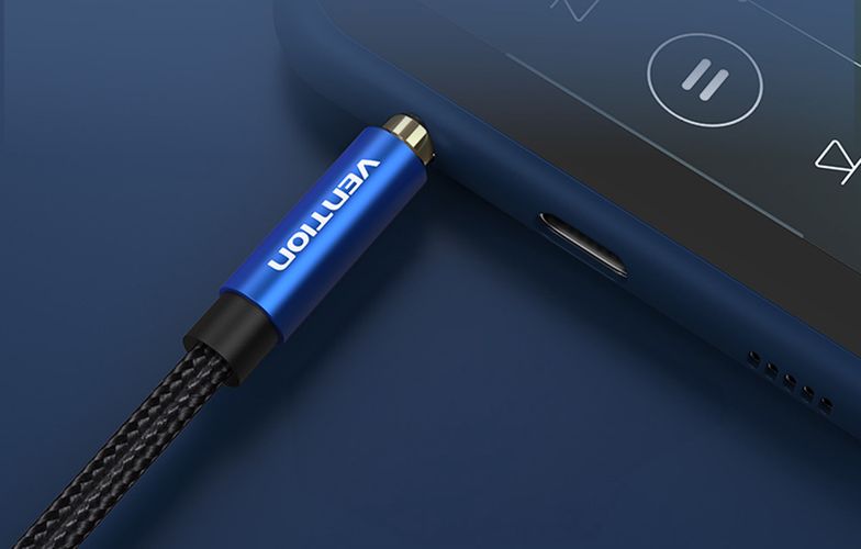 Cable Audio TRRS 3.5mm Male to 3.5mm Female Vention BHCLI 3m Blue, Vention BHCLI