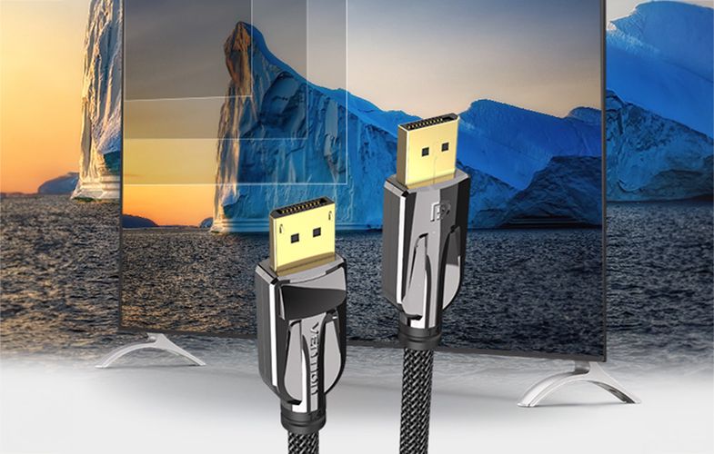 Cable 2xDisplay Port 1.4 Vention HCABG 8K 60Hz 1.5m (black), Vention HCABG