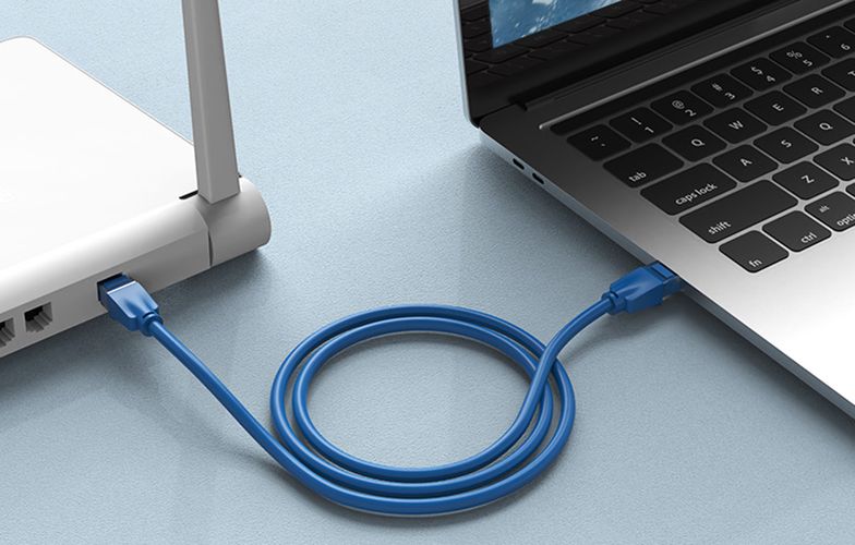 Network Cable UTP CAT6 Vention IBELD RJ45 Ethernet 1000Mbps 0.5m Blue, Vention IBELD