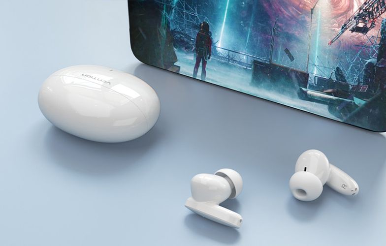 Earphones TWS Vention NBFW0 (white), Vention NBFW0