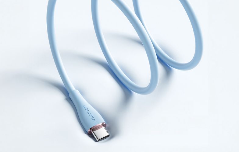 USB-C 2.0 to USB-C Cable Vention TAWSG 1,5m, PD 100W, Blue Silicone, Vention TAWSG