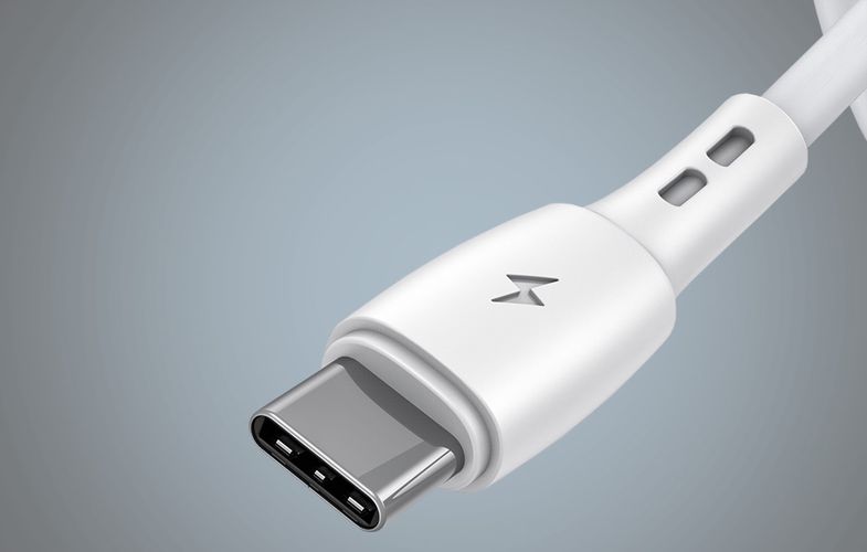 USB to USB-C cable VFAN Racing X05, 3A, 3m (white), Vipfan X05TC-3m-white