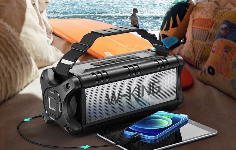 Wireless Bluetooth Speaker W-KING D8 50W (black), W-KING D8 black