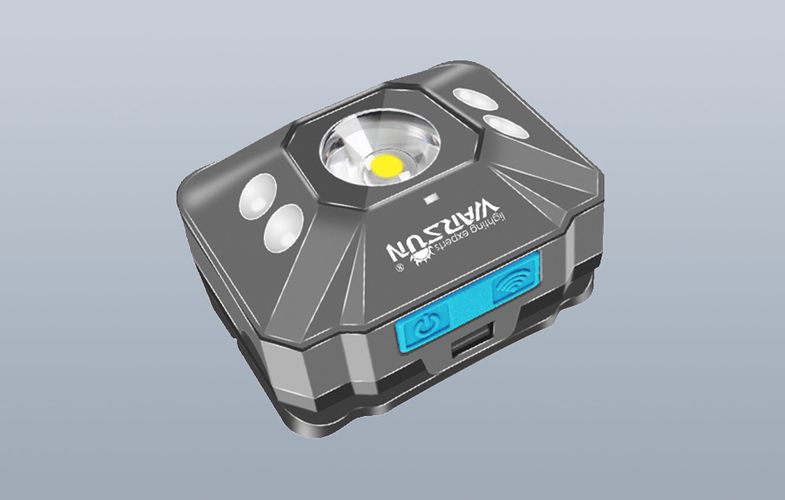 Headlight Warsun W07B, 500lm, 800mAh, M-USB, Warsun W07B