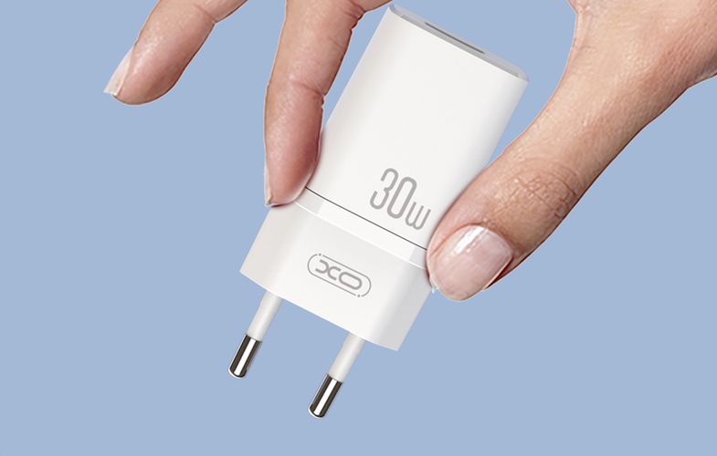 Mini Wall Charger XO HN238A 30W, PD (white), XO HN238A