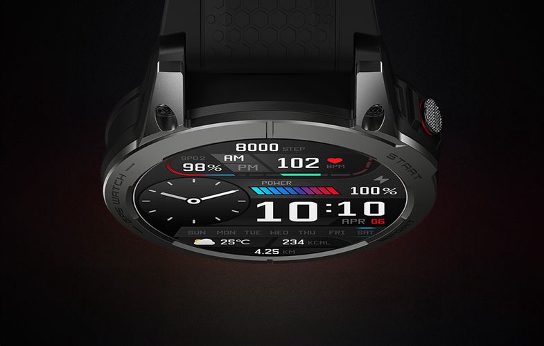 Smartwatch Zeblaze Stratos 3 (Black), Zeblaze Stratos 3 Black