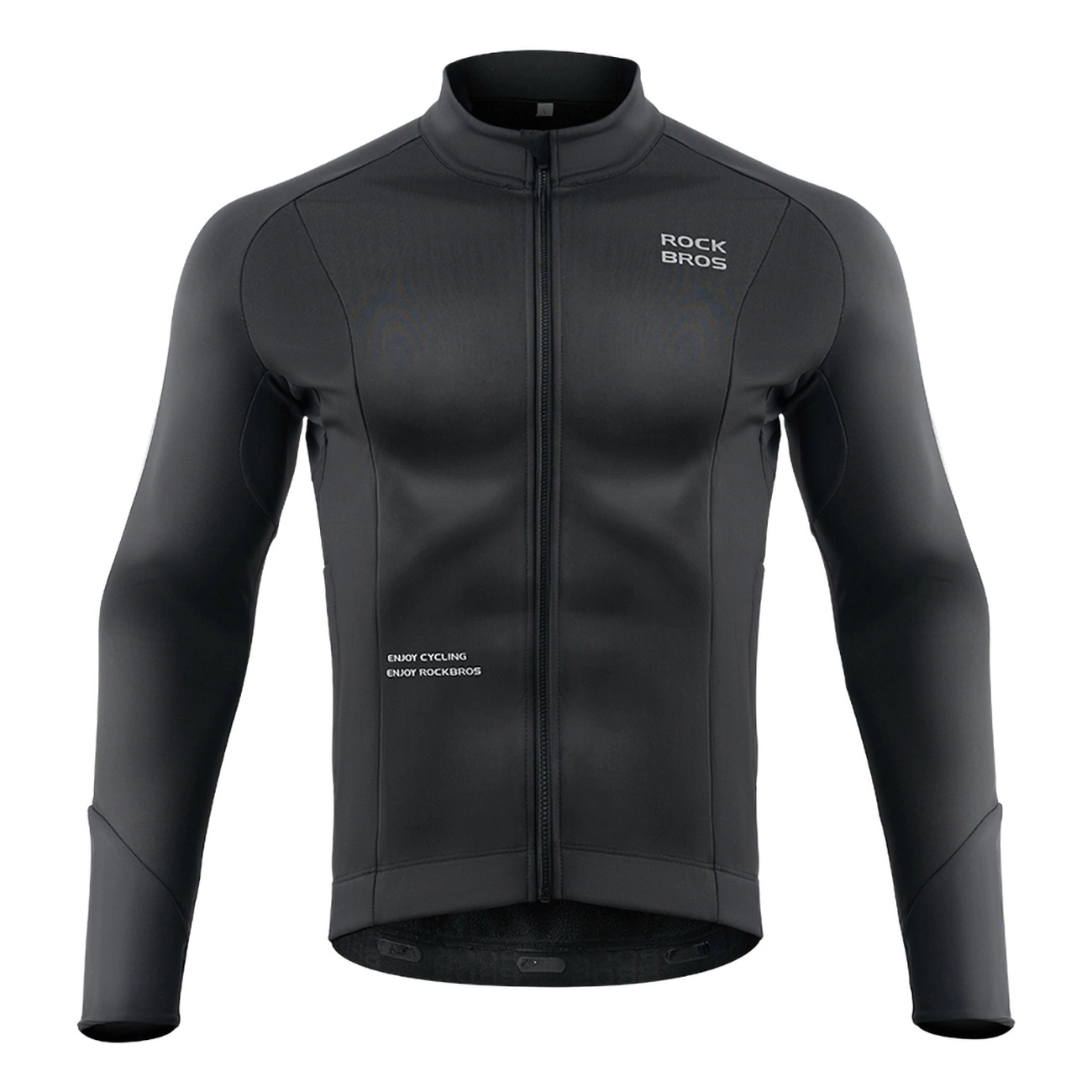 Rockbros cycling jersey 15400002003 long sleeve fall/winter L - black, Rockbros 7381758550744 7381758550744