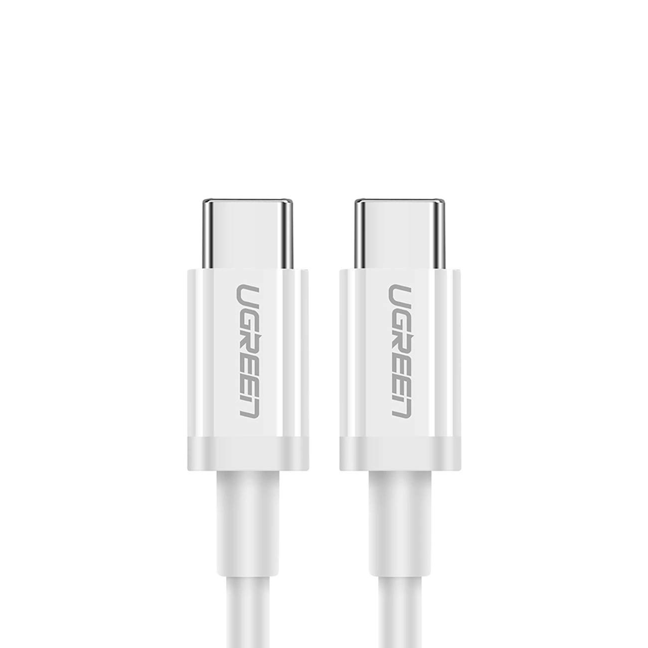 Ugreen US264 60517 USB-C / USB-C PD QC AFC Cable 0.5m - White, Ugreen 60517-ugreen 60517-ugreen