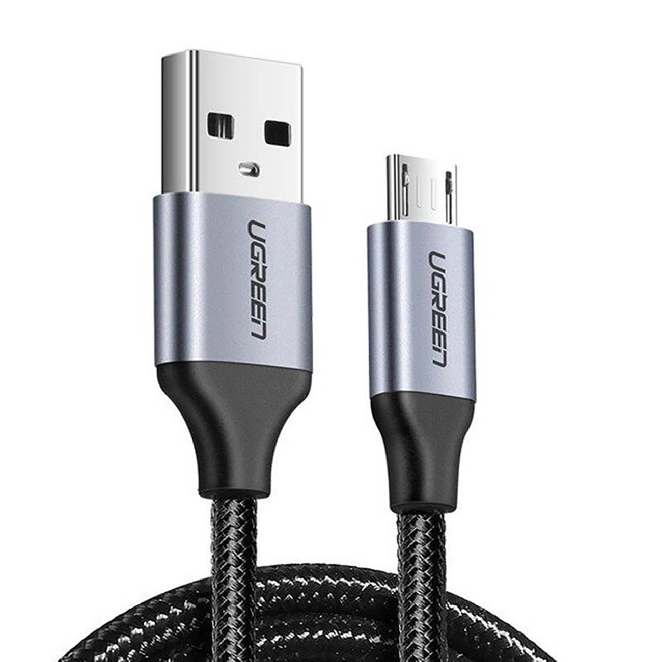 Ugreen US290 60146 USB-A / micro USB 2.4A cable 1m - gray, Ugreen 6957303861460 6957303861460