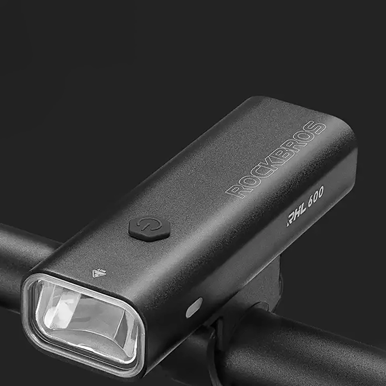 Rockbros RHL600 front bicycle light 600lm 2600mAh IPX6 - black, Rockbros 5907769364662 5907769364662