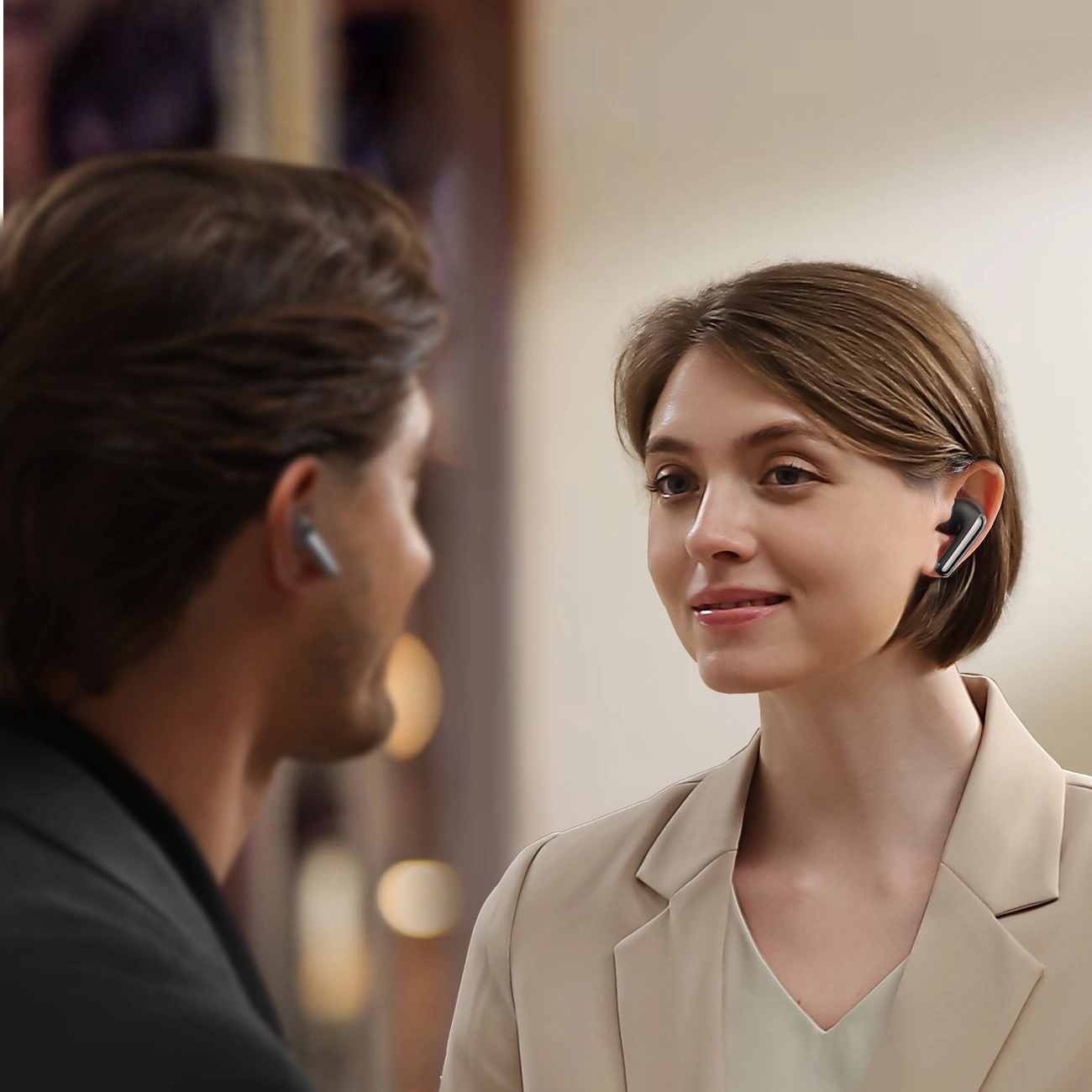 Joyroom Funpods JR-FN1 wireless in-ear TWS Bluetooth 5.4 ANC ENC headphones - black, Joyroom JR-FN1_B JR-FN1_B