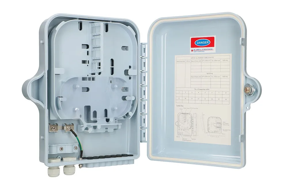 Extralink Emma Fiber Optic Box, 16 Splices, White, EXTRALINK EX.0394 5902560360394