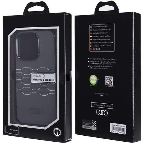 Audi IML MagSafe case for iPhone 14 Pro - black, Audi 6955250227056 6955250227056