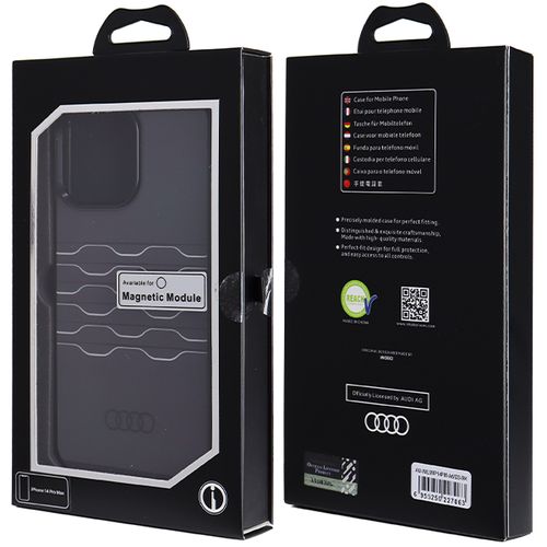 Audi IML MagSafe case for iPhone 14 Pro Max - black, Audi 6955250227063 6955250227063