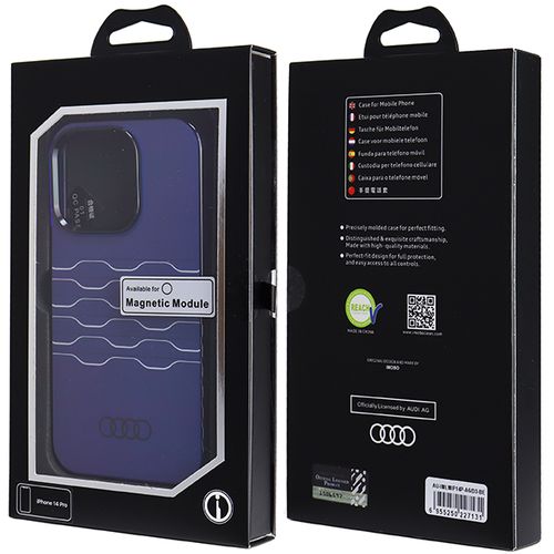 Audi IML MagSafe case for iPhone 14 Pro - blue, Audi 6955250227131 6955250227131