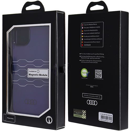 Audi IML MagSafe case for iPhone 15 Plus / 14 Plus - blue, Audi 6955250227179 6955250227179