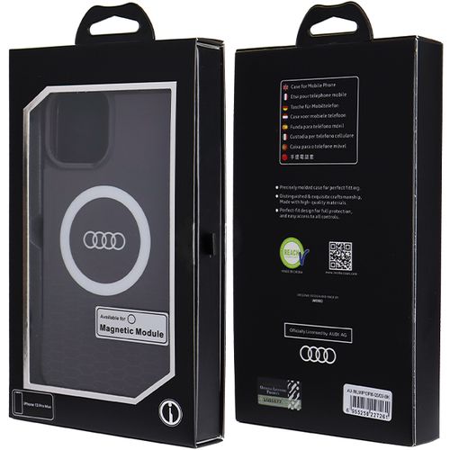 Audi IML Big Logo MagSafe case for iPhone 13 Pro Max - black, Audi 6955250227261 6955250227261