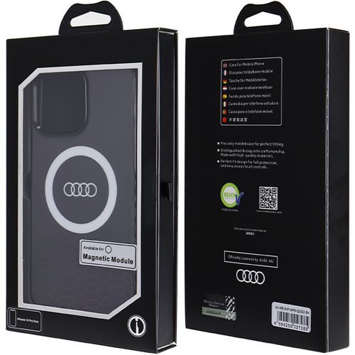 Audi IML Big Logo MagSafe case for iPhone 14 Pro Max - black, Audi 6955250227285 6955250227285