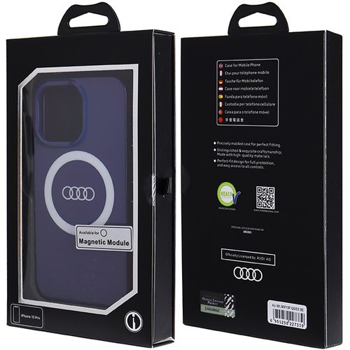 Audi IML Big Logo MagSafe case for iPhone 13 Pro / 13 - blue, Audi 6955250227339 6955250227339
